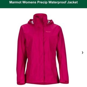Marmot Pink Rain Jacket Small